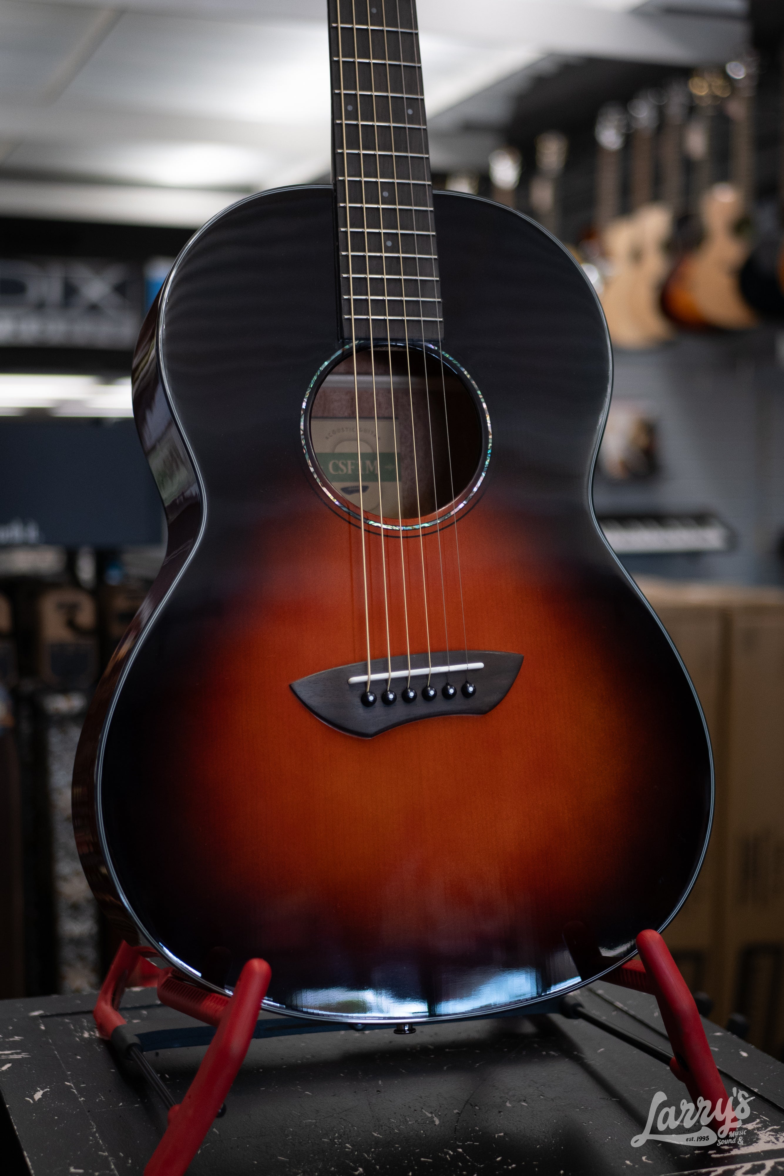 Yamaha CSF1M Parlor Acoustic-Electric - Tobacco Sunburst – Larry's