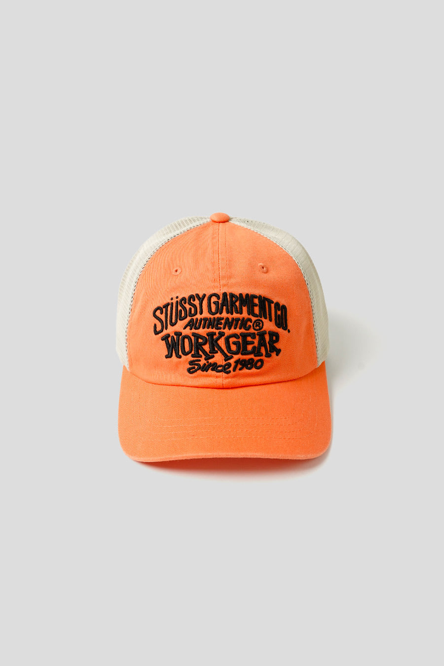 Stussy - ORANGE LOW PROFILE WORKGEAR STRAPBACK CAP – LE LABO STORE