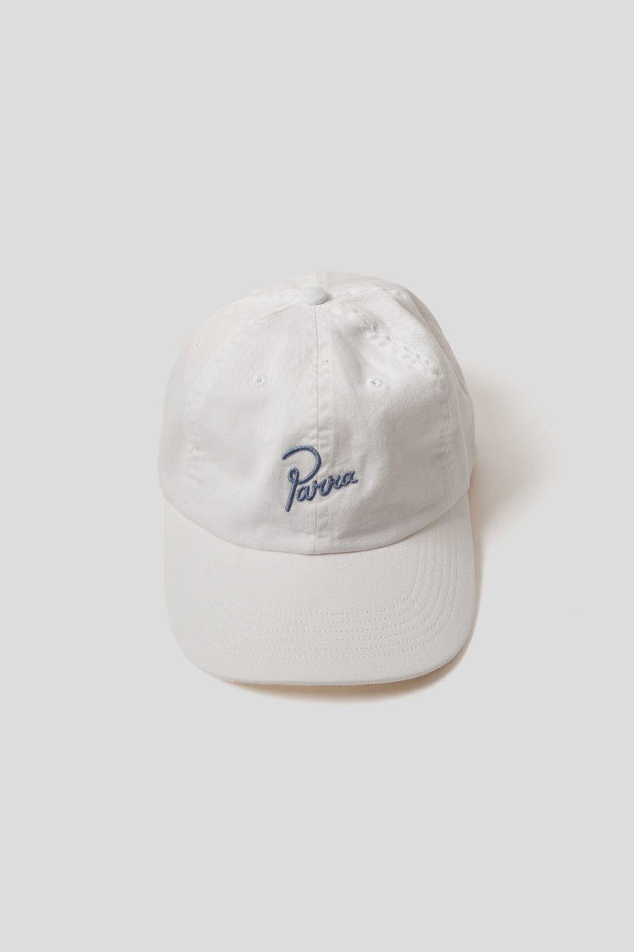 BY PARRA - WHITE SCRIPT LOGO 6 PANEL HAT – LE LABO STORE