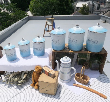 AS2731 BF社 グラデーション ブルー キャニスター フルセット