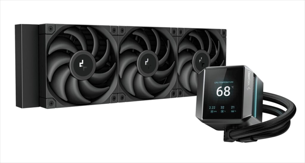 DeepCool、ディスプレイ搭載ハイエンド水冷クーラー「MYSTIQUE 240