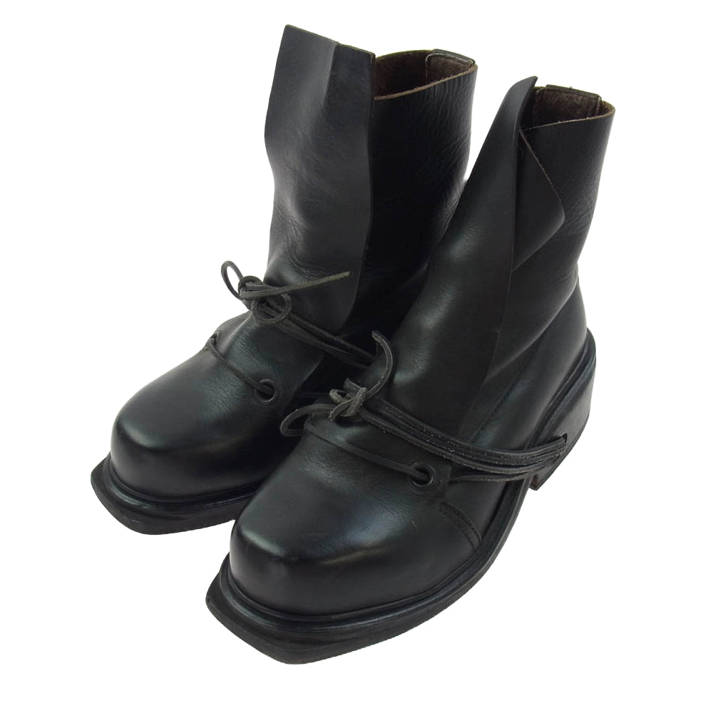 DIRK BIKKEMBERGS ダークビッケンバーグ レザー ワイヤー ブーツ