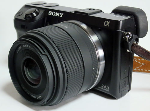 第2の NEX用広角レンズ／シグマ 19mm F2.8 EX DN (Eマウント) 購入