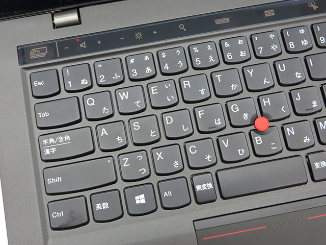 新しいレノボThinkPad X1 Carbonの日本語キーボード配列の変更点【デジ