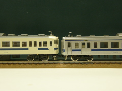 トミックス 「415系1500番台とKATOの415系との連結加工」を、やり直す