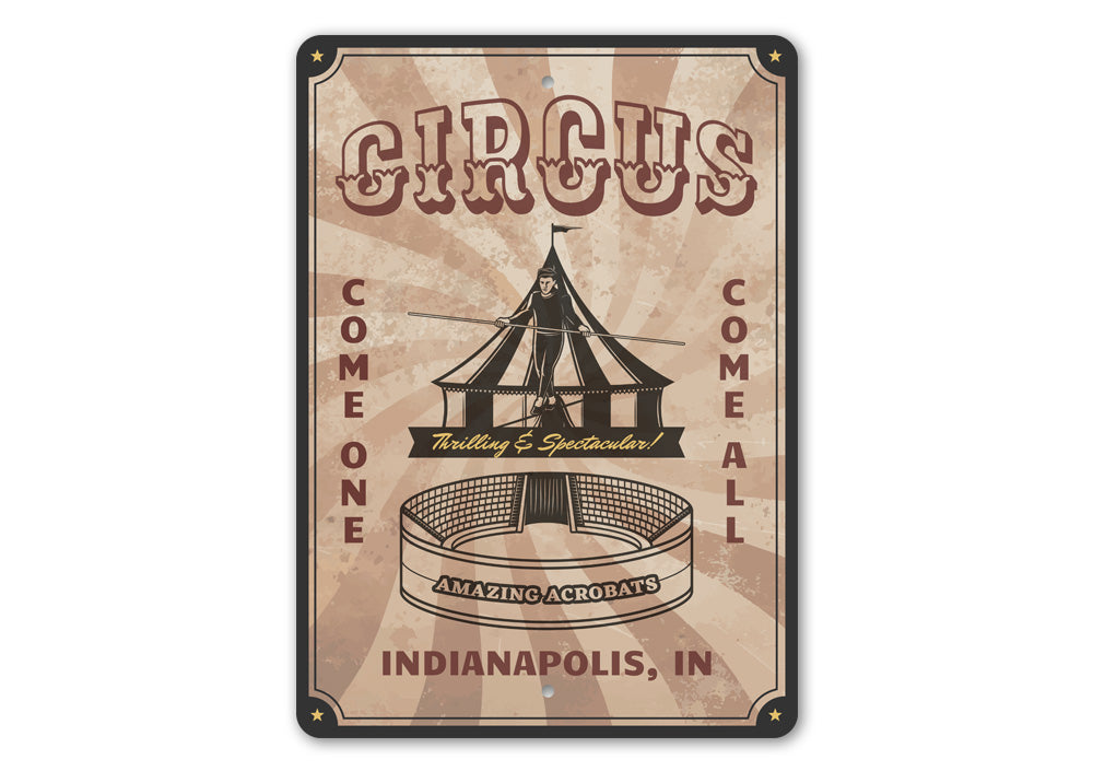 Vintage Circus Sign – Lizton Sign Shop