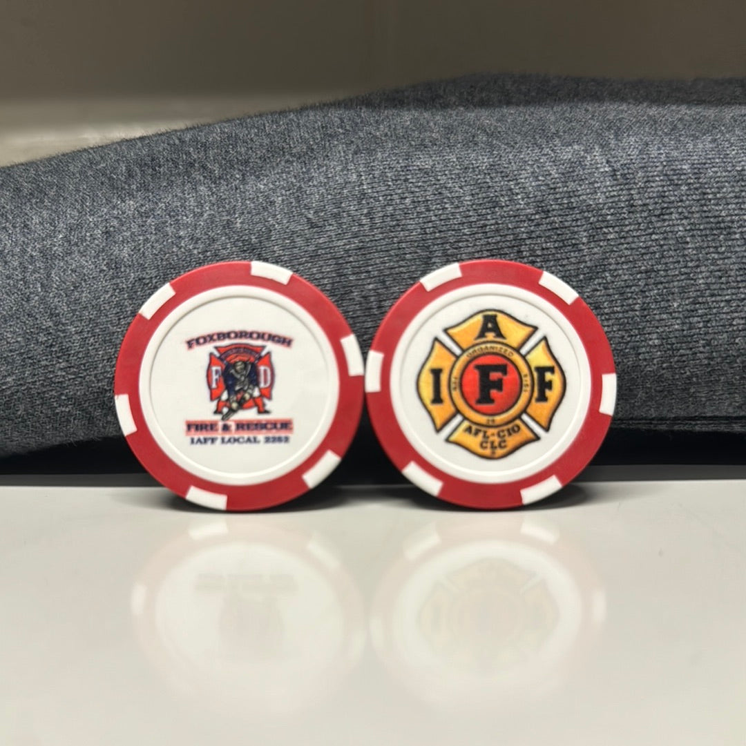Golf Ball Marker Poker Chip – Local 2252 First Line of Defense