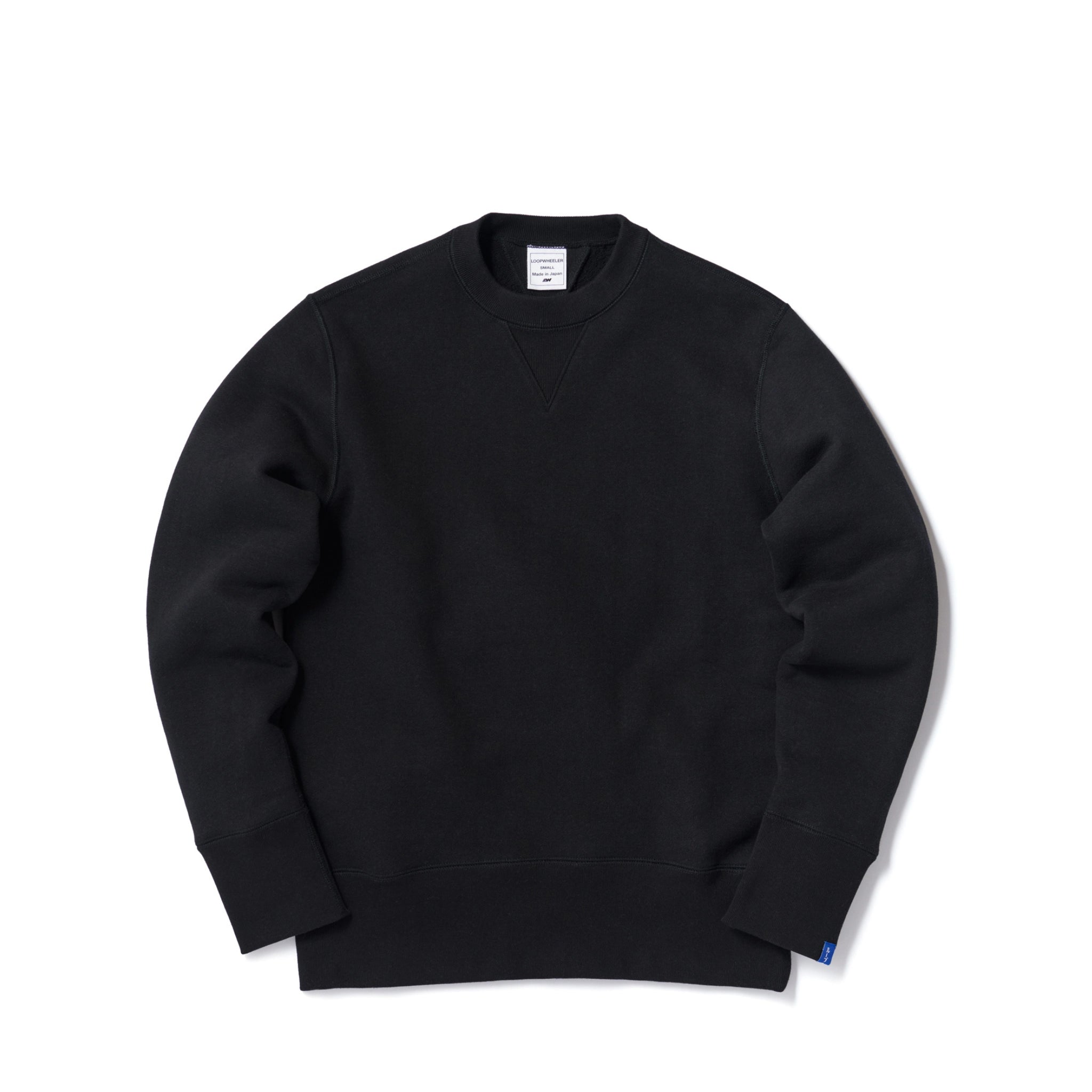 Loopwheeler LW01 Tubular Crewneck Sweatshirt - Black – LOOPWHEELER