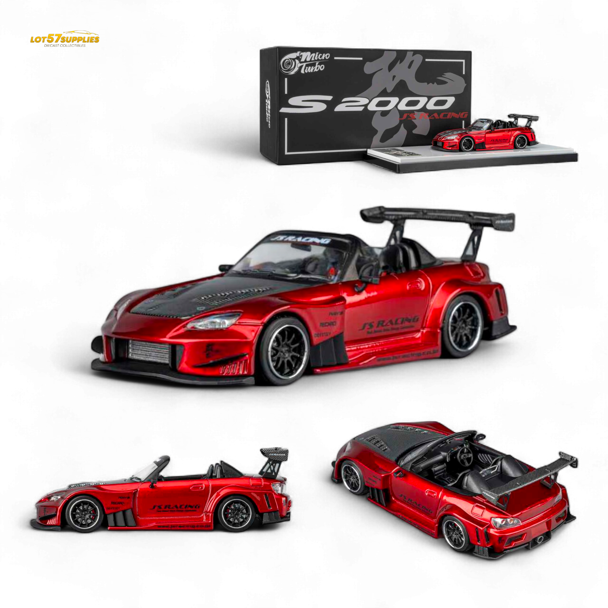 Microturbo Honda S2000 1:64 Diecast | LOT57 Supplies