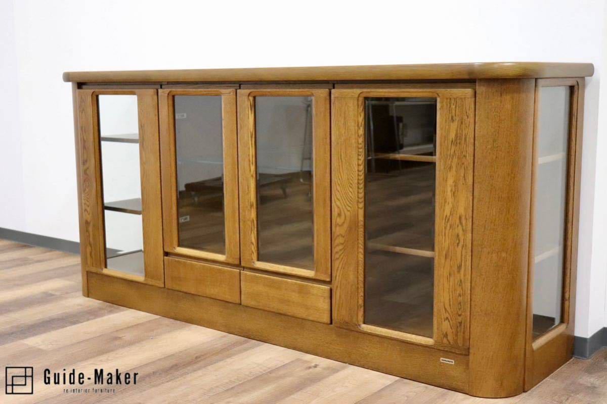 GMGH150○浜本工芸 / HAMAMOTO サイドボード 飾り棚 リビングボード