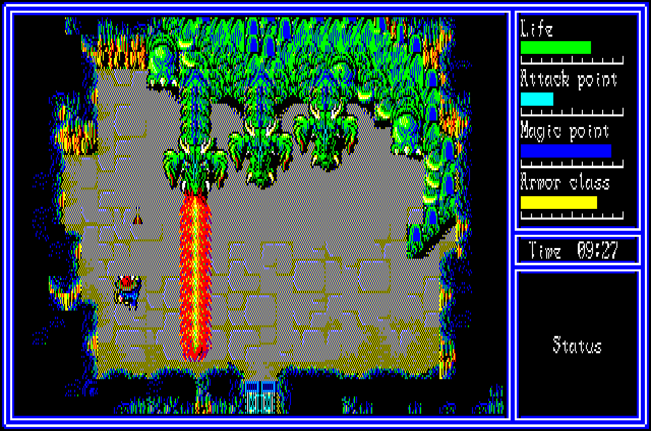 ハイドライド3 for SHARP X1シリーズ (C)1987,1988 T&Eソフト