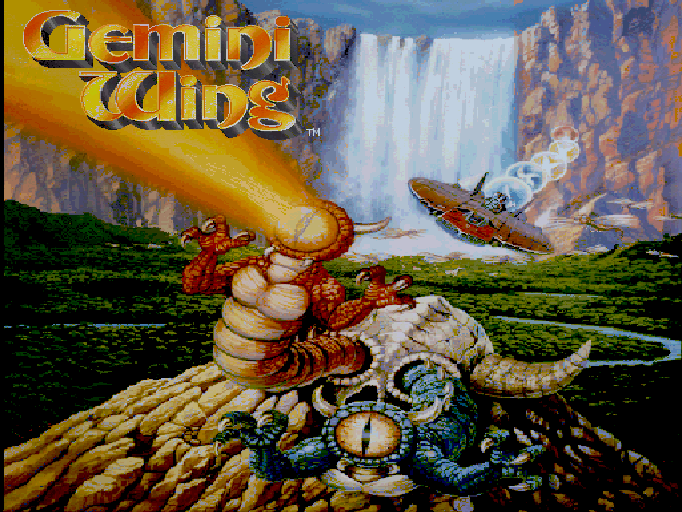 ジェミニウイング for SHARP X68000 (C)1987 テクモ, (C)1990 システム