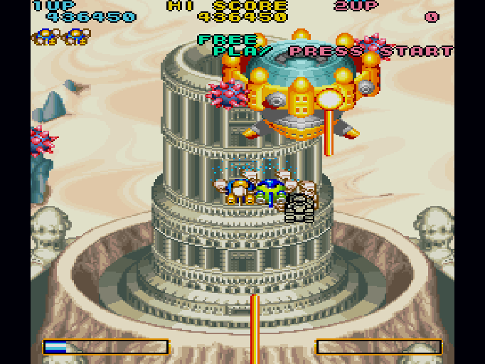 出たな!!ツインビー for SHARP X68000 (C)1990, 1991 コナミ