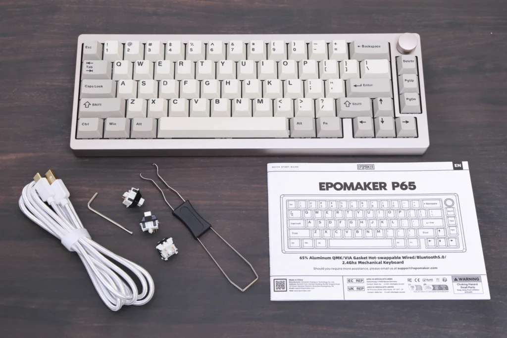 Epomaker P65レビュー！ 5層吸音フォームとガスケットによる優秀な打鍵