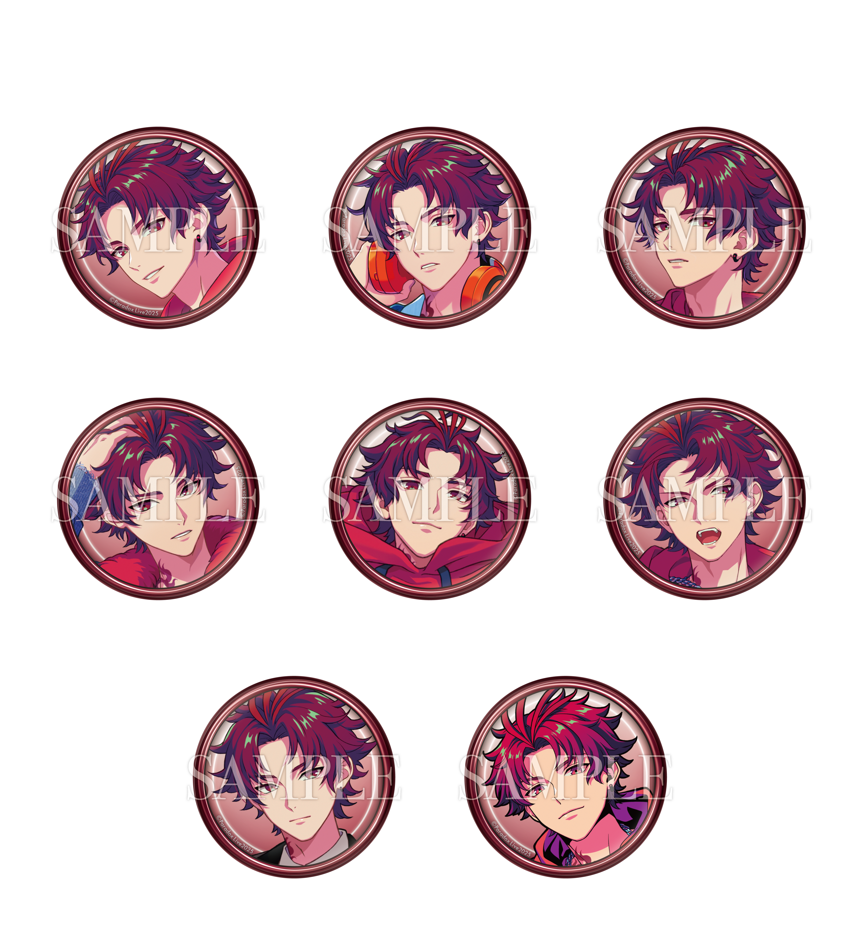 Paradox Live アーティスト別缶バッジ 朱雀野 アレン Ver.B