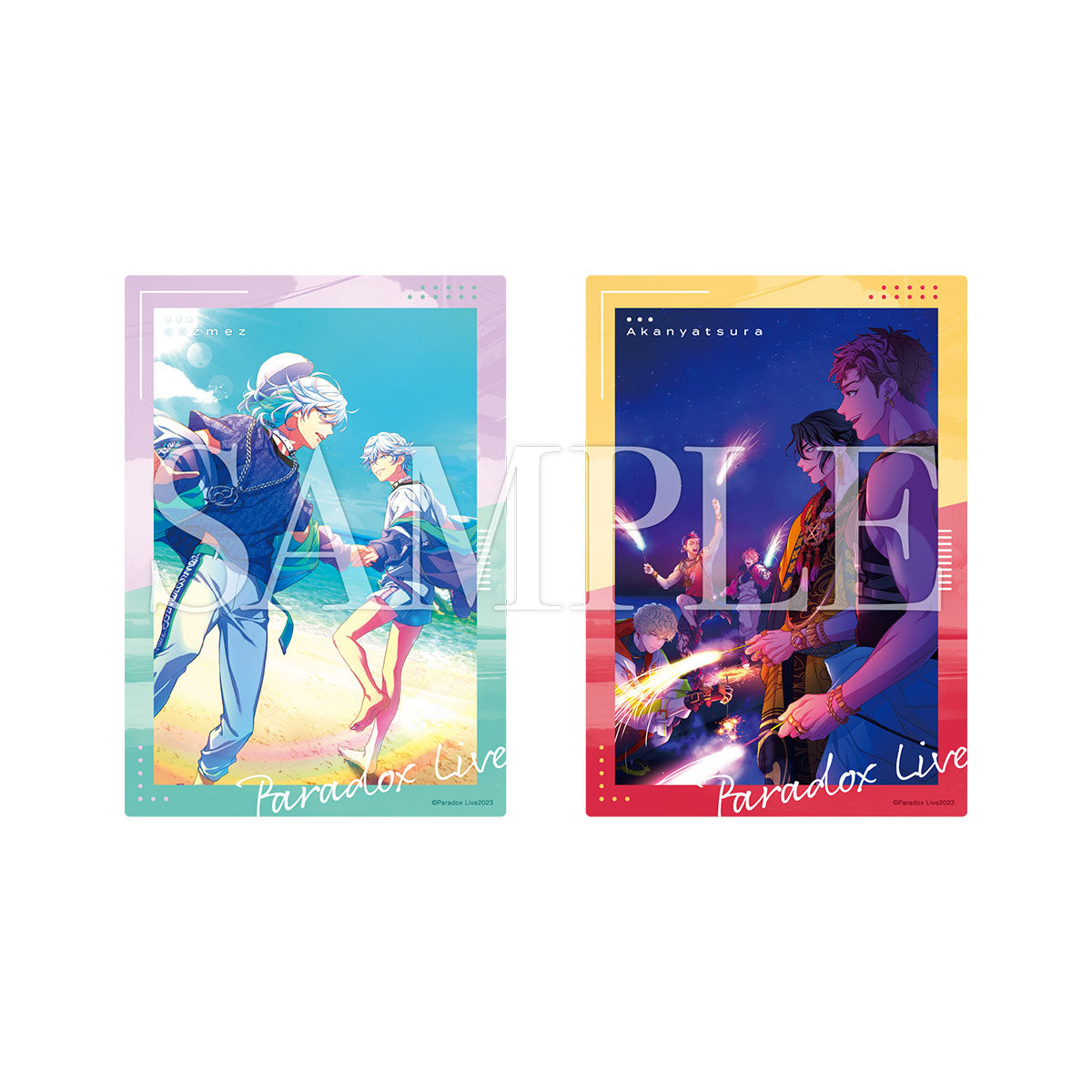 Paradox Live TRUST オフショット クリアカード – GCRESTORE ジーク