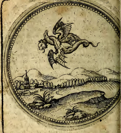 カメラリウス『象徴とエンブレム (動物編)100』鷲と蛇の格闘