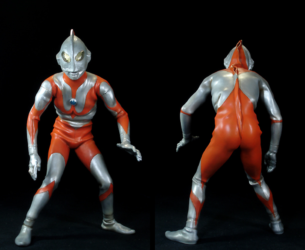 ビリケン商会】 ウルトラマンAタイプ 旧造型 オレンジ＆プロップver