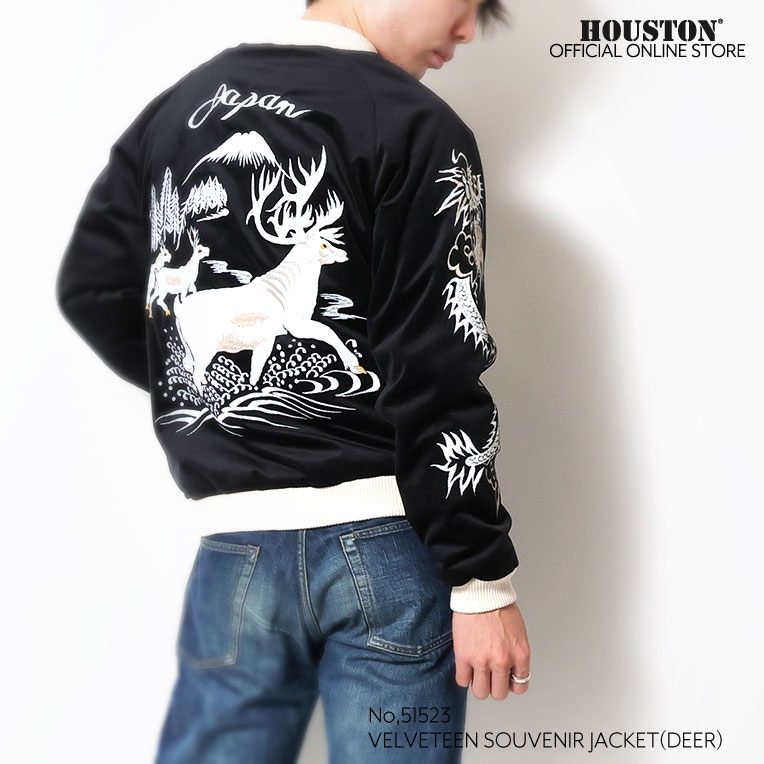HOUSTON / ヒューストン 51523 VELVETEEN SOUVENIR JACKET (DEER