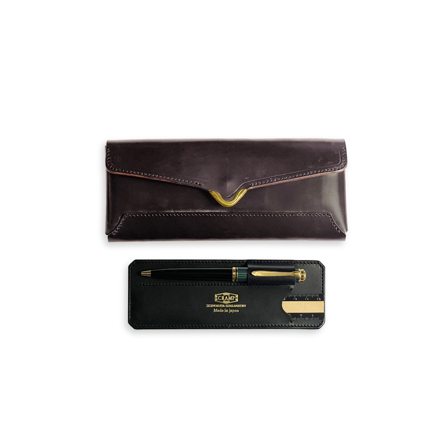 Cramp by 池之端銀革店 | Cramp【UKブライドルレザー】フロント金具