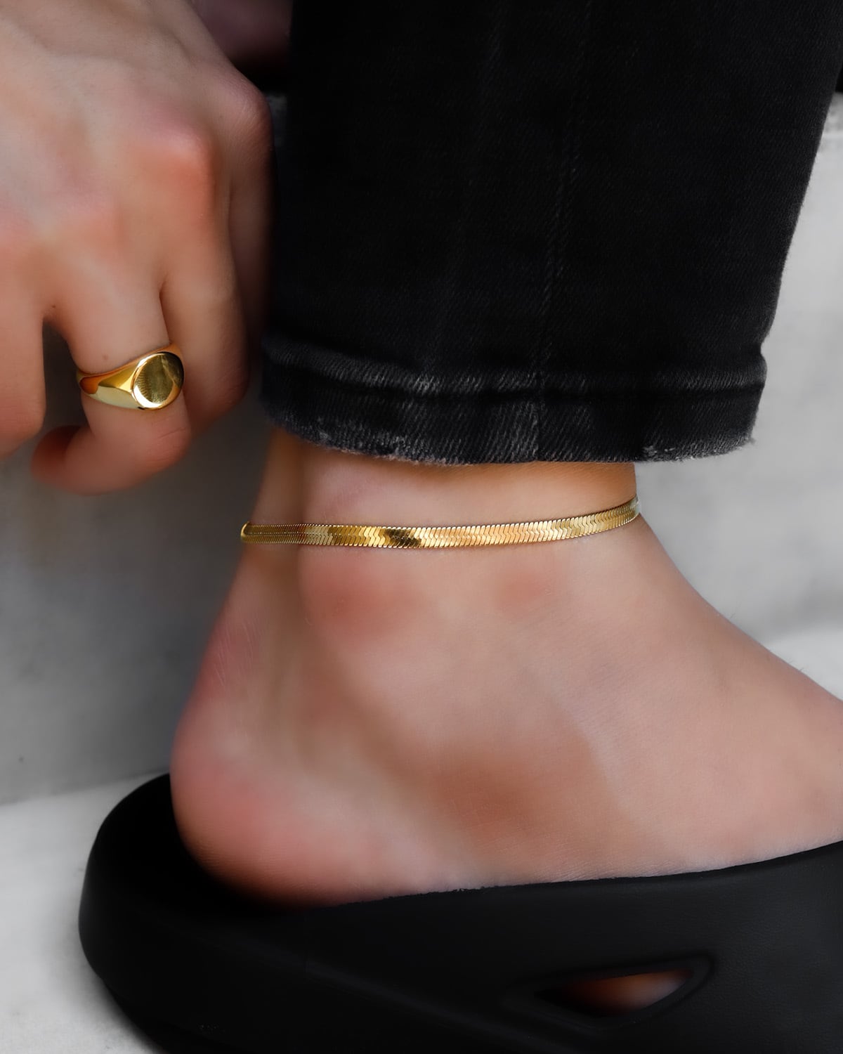 スネークアンクレット Snake anklet｜アクセサリーブランドGLUCK