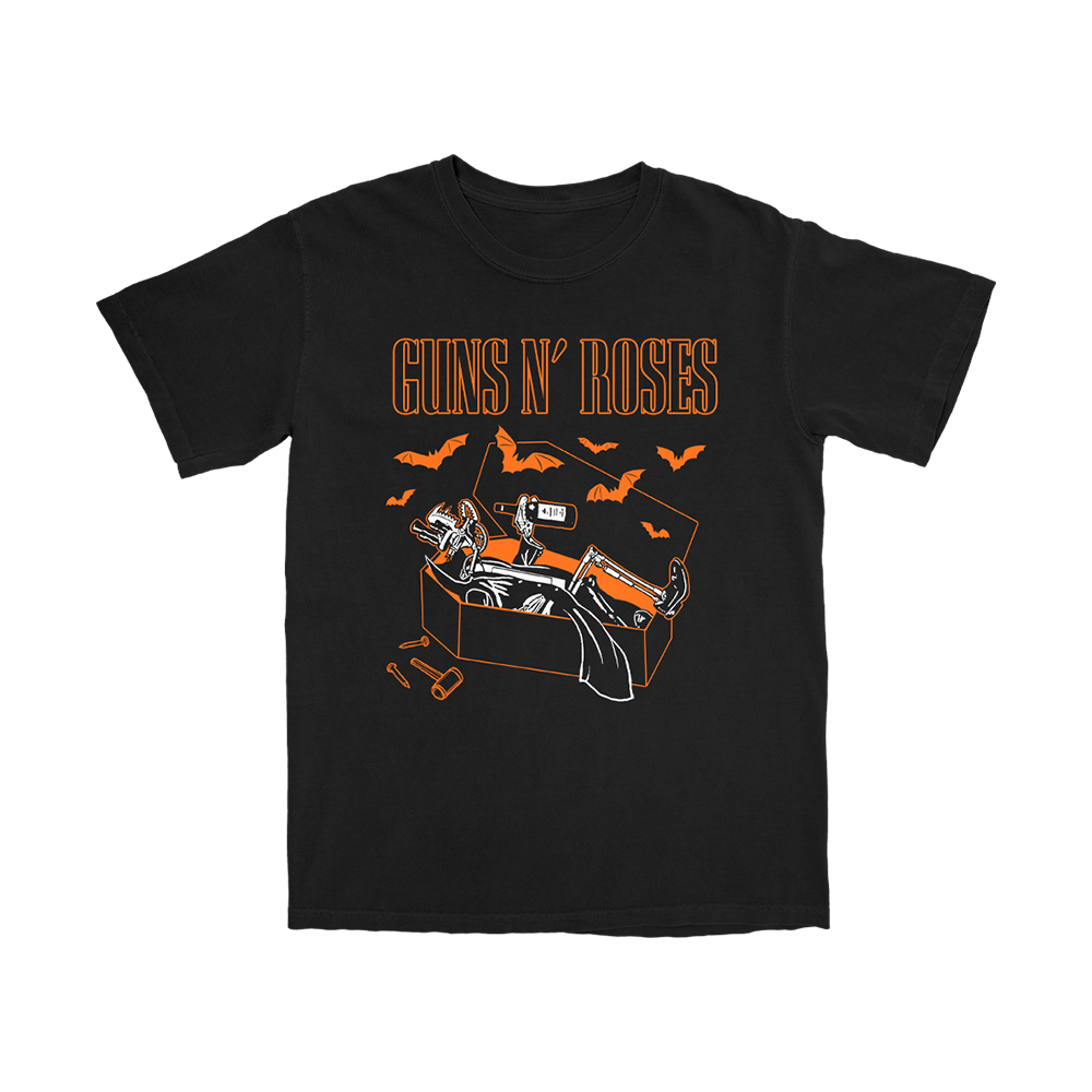 Glow In The Dark Robot Coffin T-Shirt - Guns N' Roses Official Store