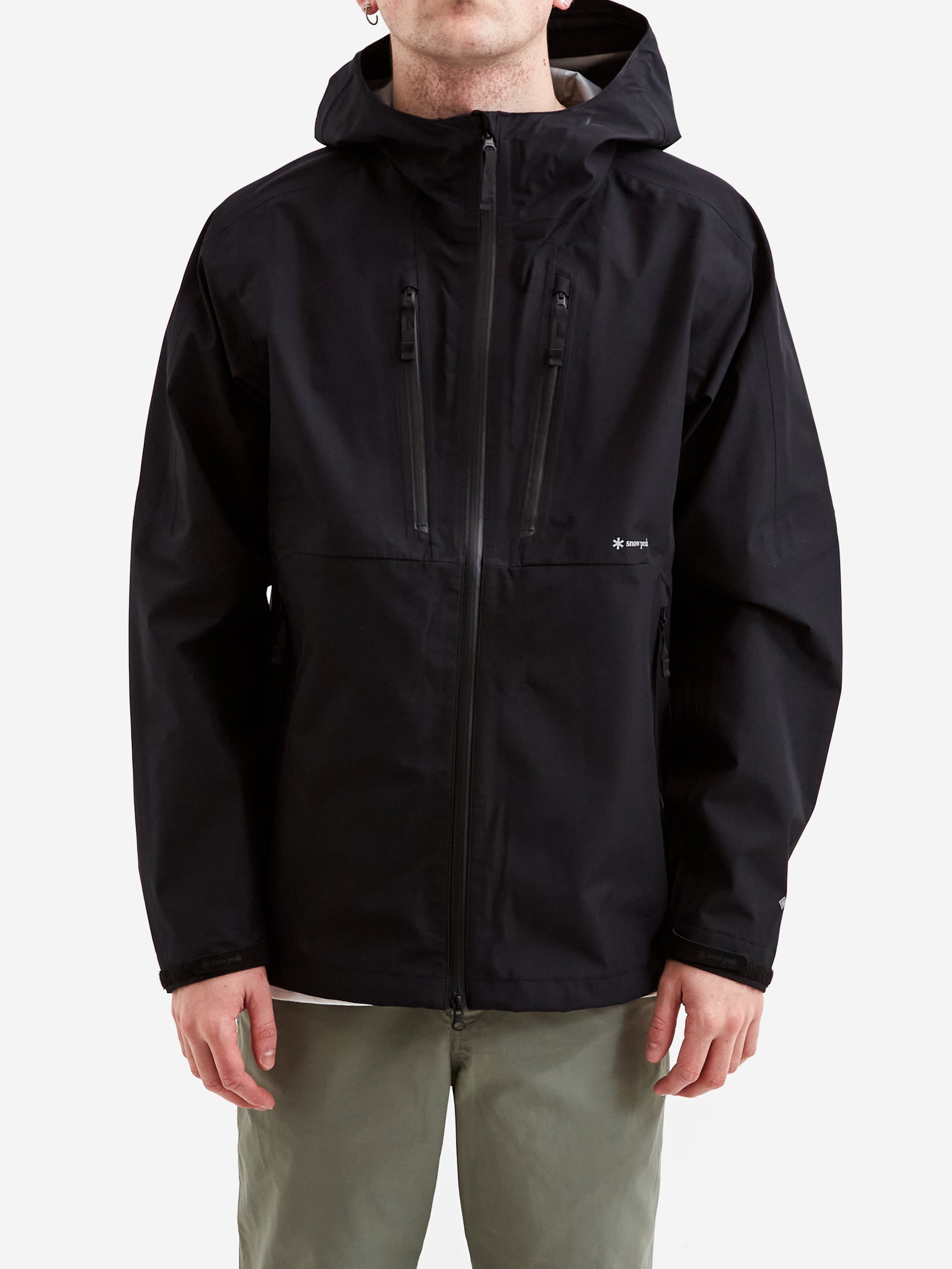 Snow Peak Gore-Tex Rain Jacket - Black – Goodhood