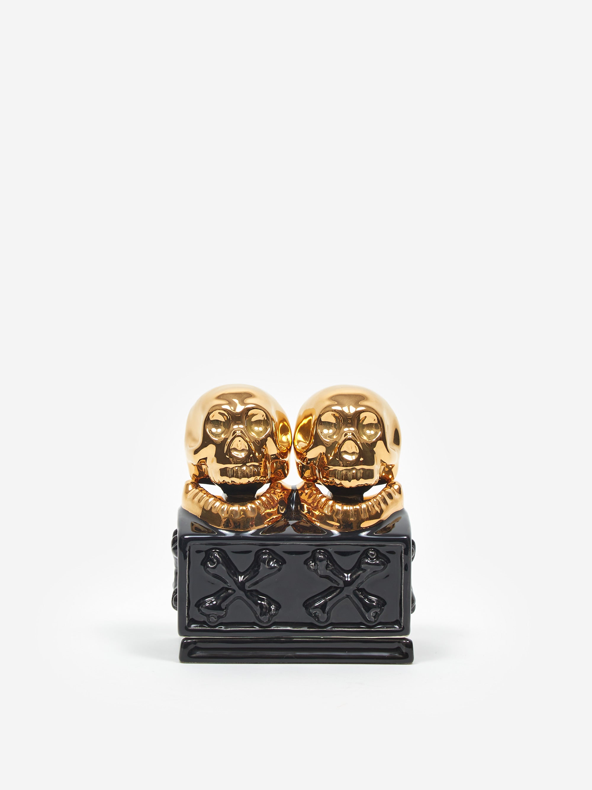 Neighborhood Dualskull Incense Chamber - Black & Gold – Goodhood