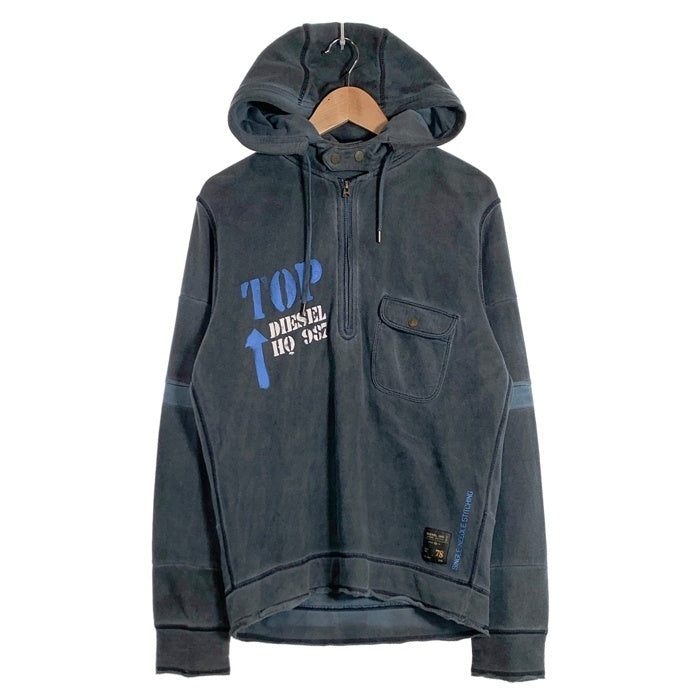 DIESEL ディーゼル Archive Half Zip Hoodie アーカイブ ハーフジップ