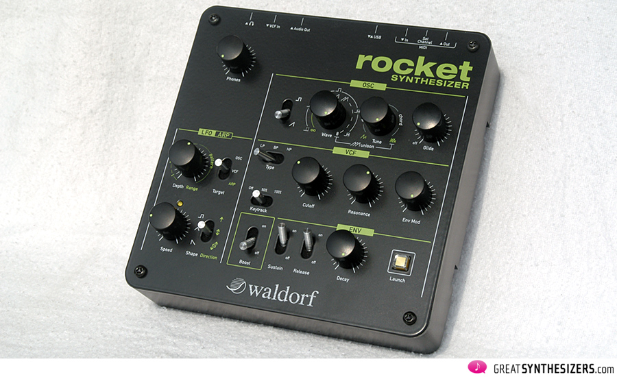 Waldorf Rocket - the synth from another star - GreatSynthesizers