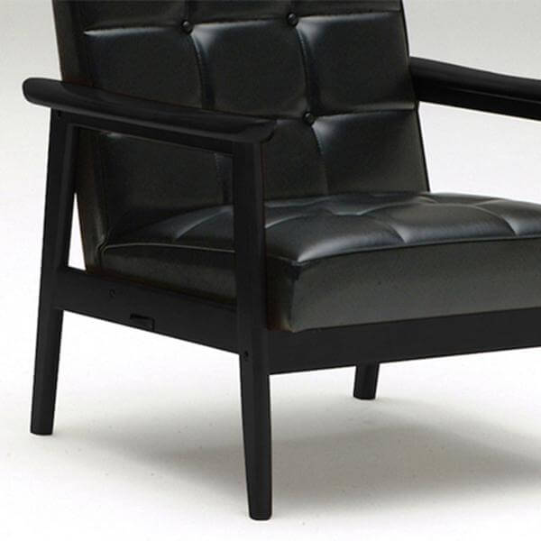 カリモク60【正規販売店】 Kチェア 1シーター ブラックブラック | 北欧