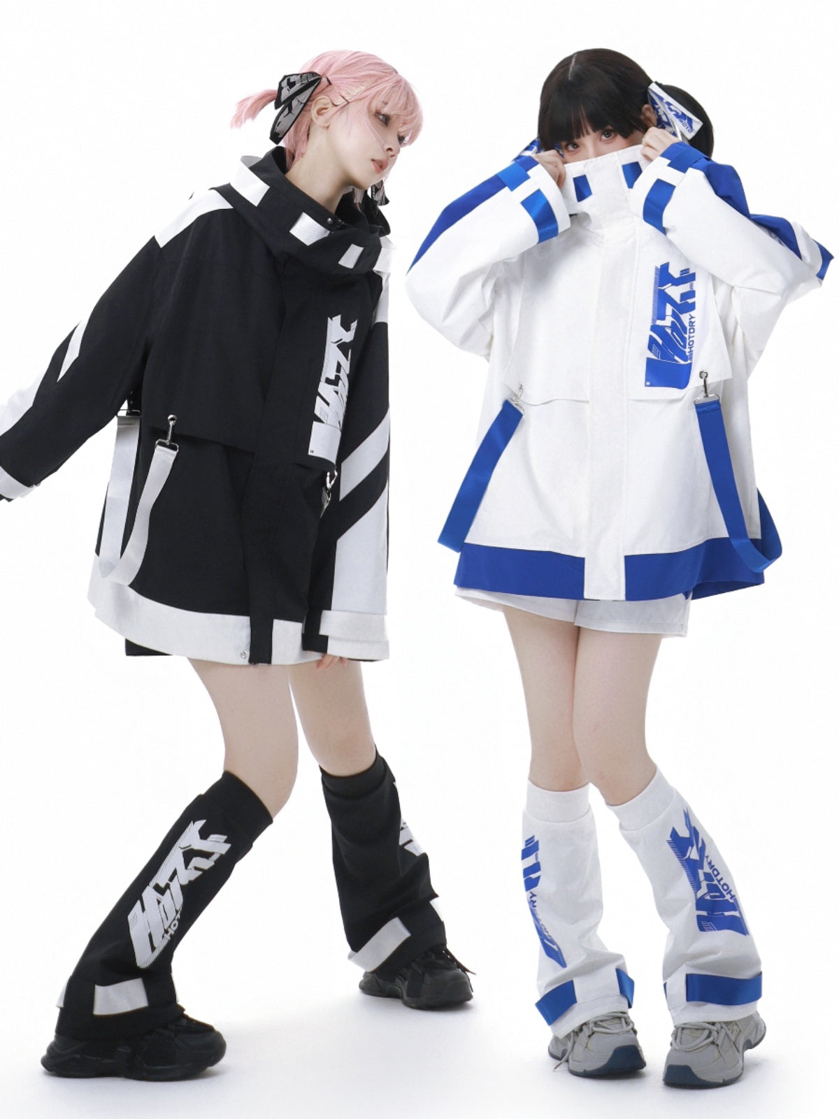 天使界隈 未来派スタイル ジャケットセットアップ – 個性的な