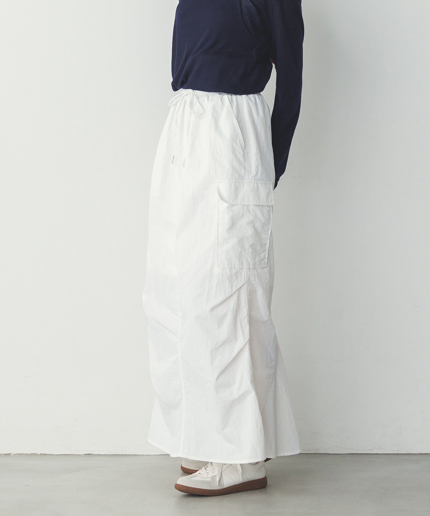 撥水加工】グログラン カーゴスカート