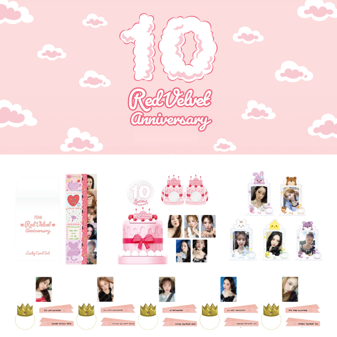 Red Velvet - 10th Anniversary MD (Lucky Card, Doll Prop Set, Party