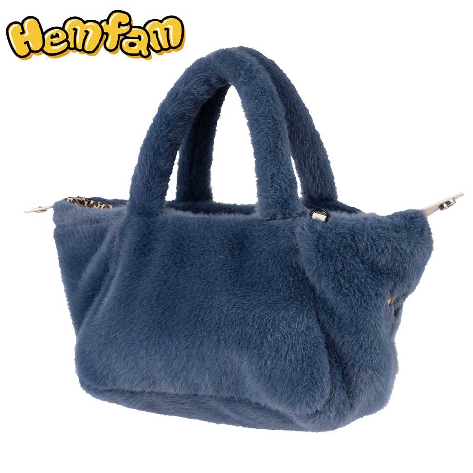 ≪HeMfamコラボ≫【YUNA】フリュール｜2WAY仕様！ふわふわファーバッグ