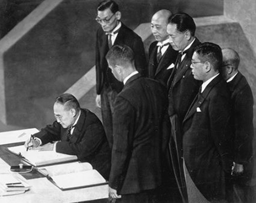 吉田茂首相がサンフランシスコ平和条約調印で選んだ万年筆のブランドは