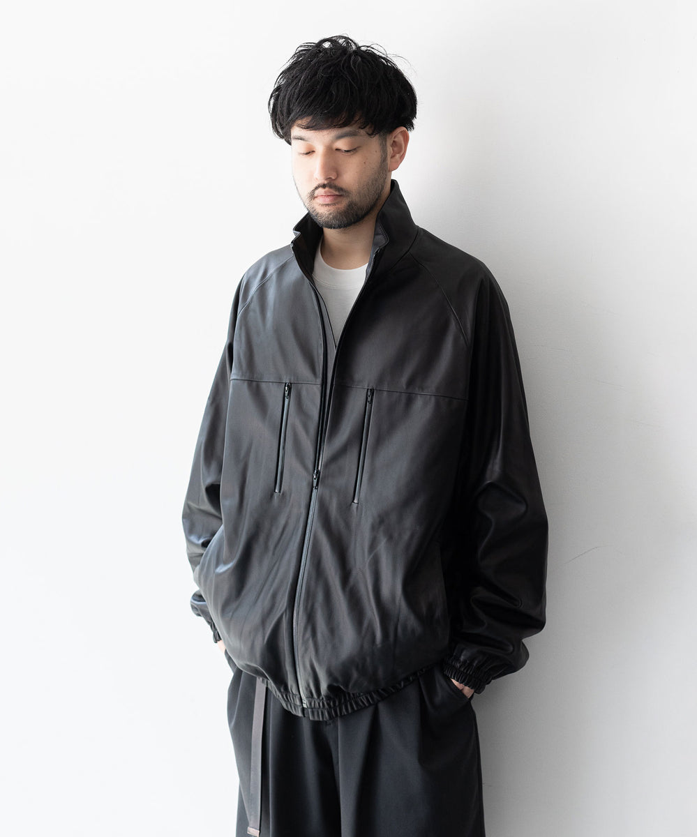 stein / シュタイン】 LEATHER WINDBREAKER JACKET - BLACK | 公式通販