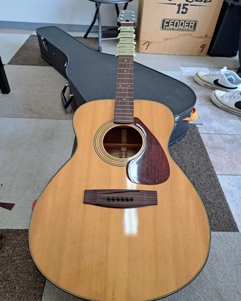 YAMAHA（ヤマハ）FG-130を直してみた。 | 大阪府高槻市/ギター教室