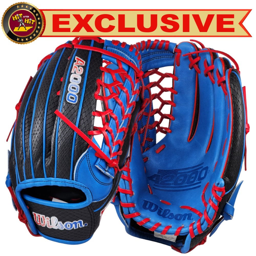 Wilson Custom Autism Blue and Black A2000 PF92 12.25