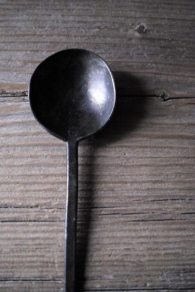 ピューター製スプーン