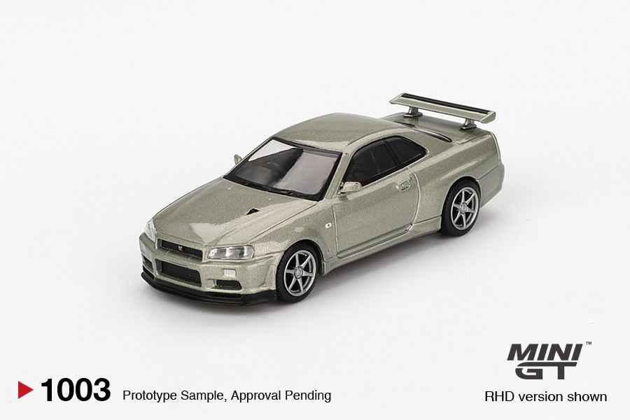 MINIGT 1:64 Nissan Skyline GT-R (R34) V-Spec II Nür MGT01003-BL