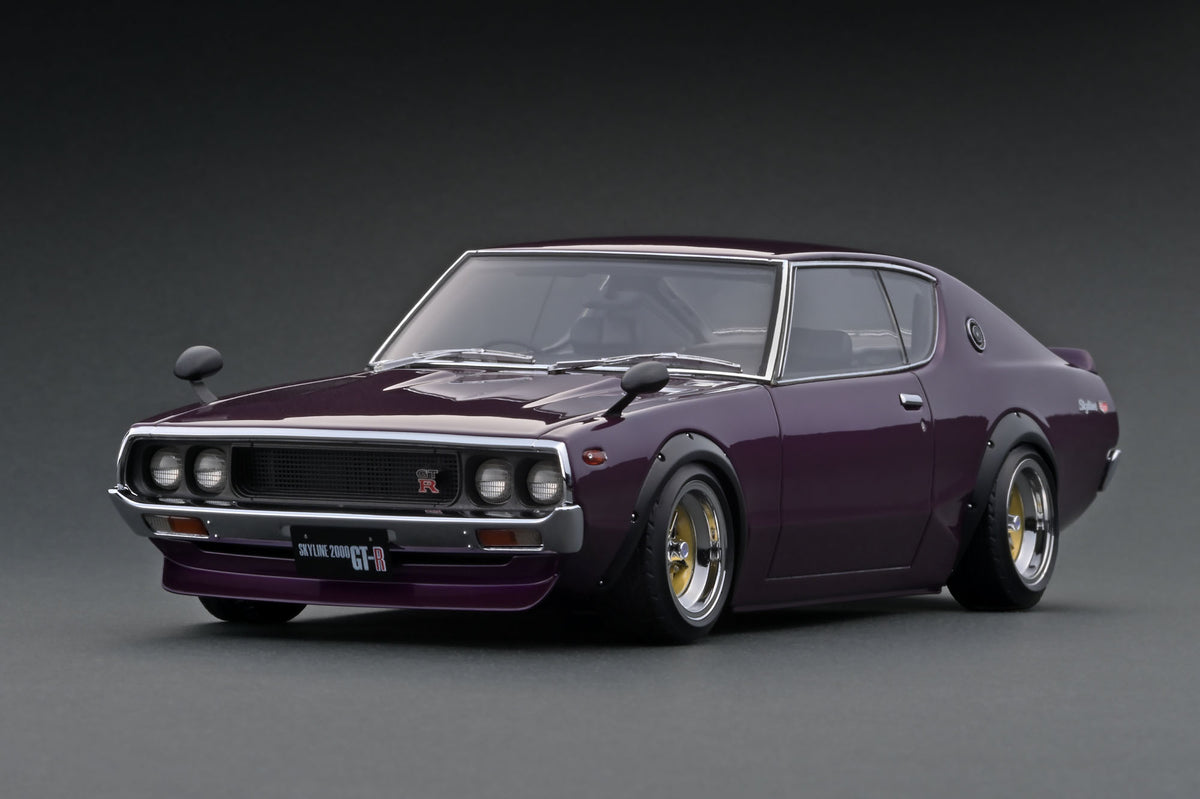 IG1846 Nissan Skyline 2000 GT-R (KPGC110) Purple – ignition model