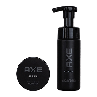 タメせる！ユニリーバ・ジャパン「AXE BLACK ヘアスタイリング剤 2種