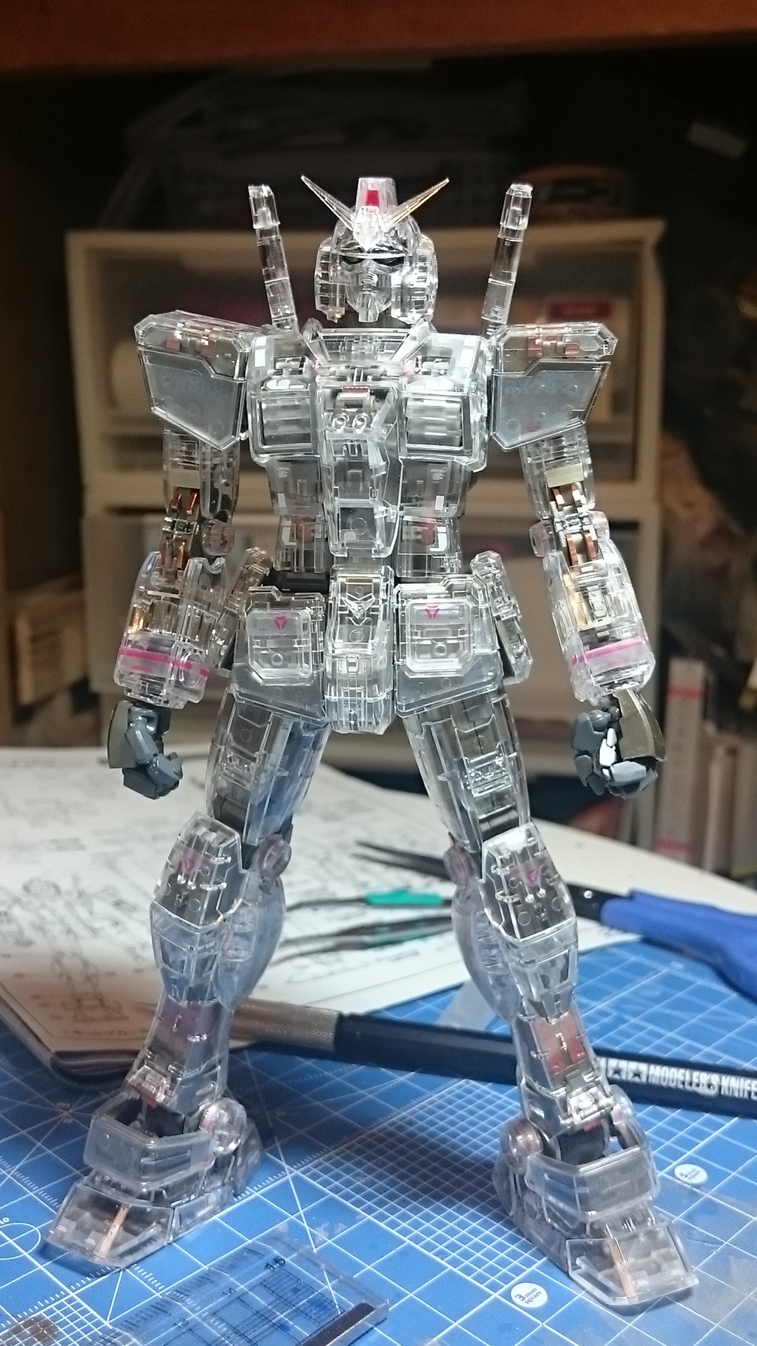 MG RX-78-2 ガンダムVer.2.0 メカニカルクリア を仕上げました