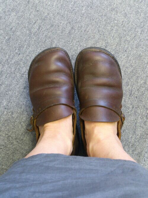 オーロラシューズ ミドルイングリッシュ 経年変化 | 北欧雑貨と