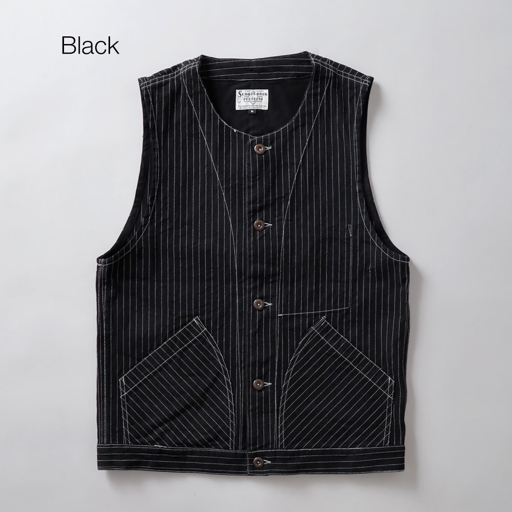 Schott （ショット）オールドヒッコリーデニムベスト｜アメカジ