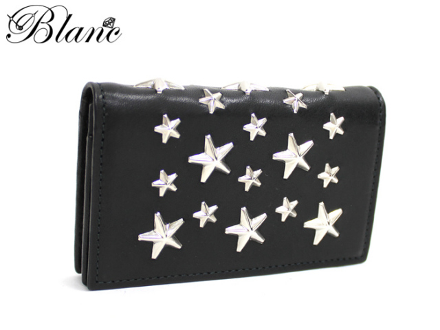 中古】◇ ジミーチュウ ◇ カードケース スタースタッズ ブラック