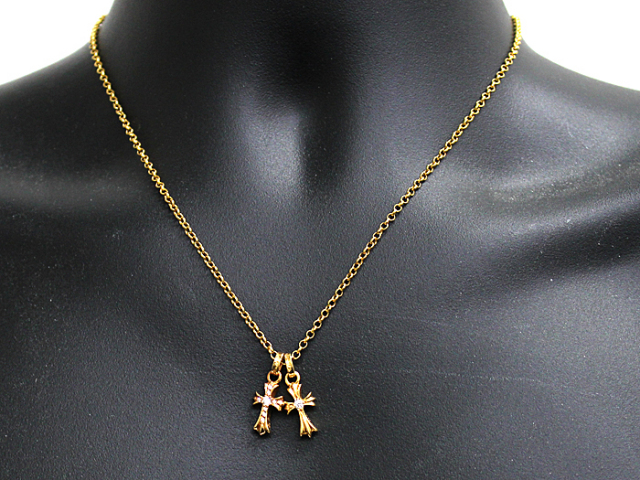 中古品】 クロムハーツ ◇ 22K ベビーファット W/ダイヤモンド ボス