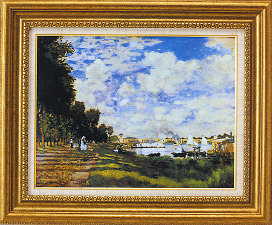 モネ『アルジャントゥイユの停泊所』P10 【送料無料】 ガレリア