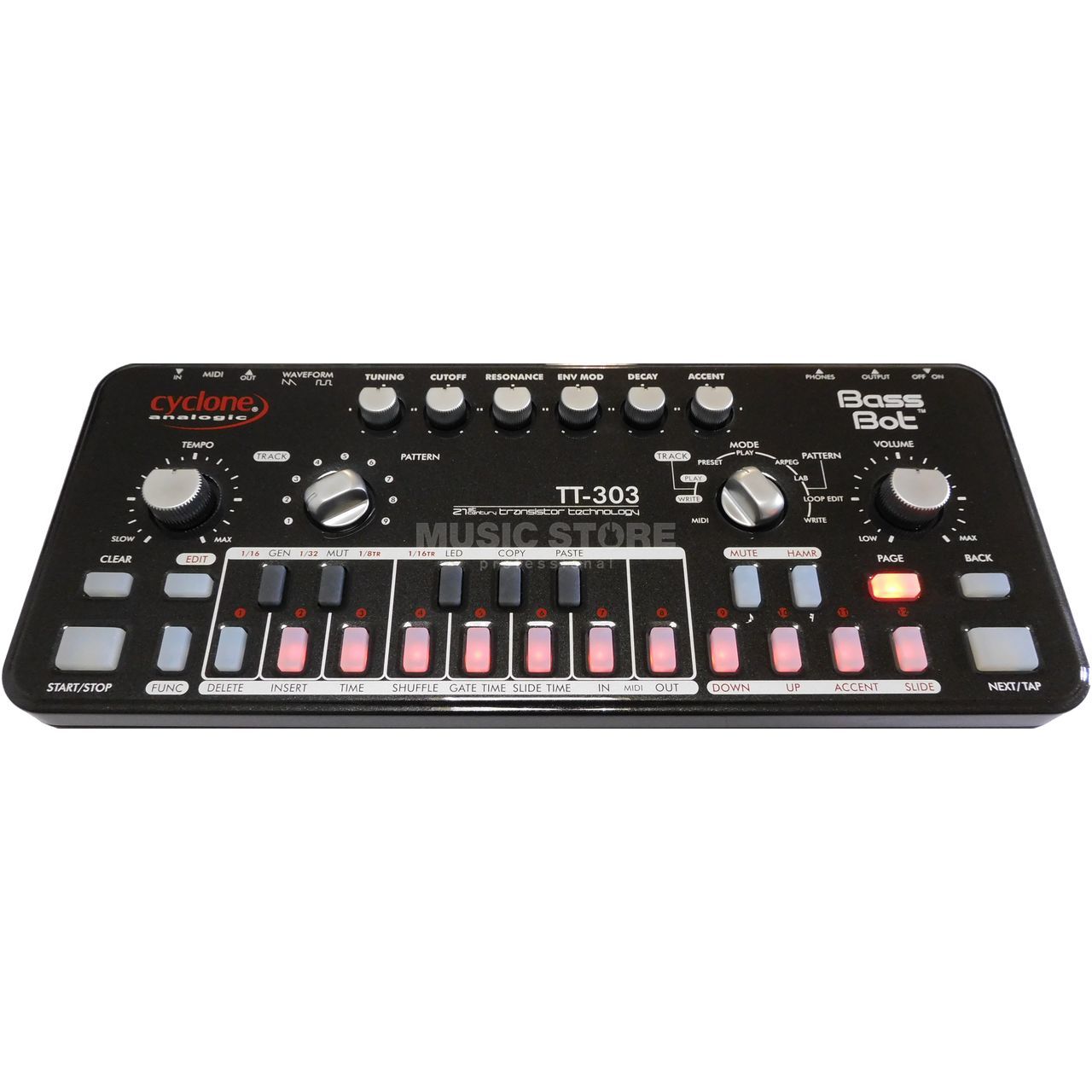 Cyclone TT-303 アナログシンセサイザー Cyclone Bass Bot TT-303 Mk2